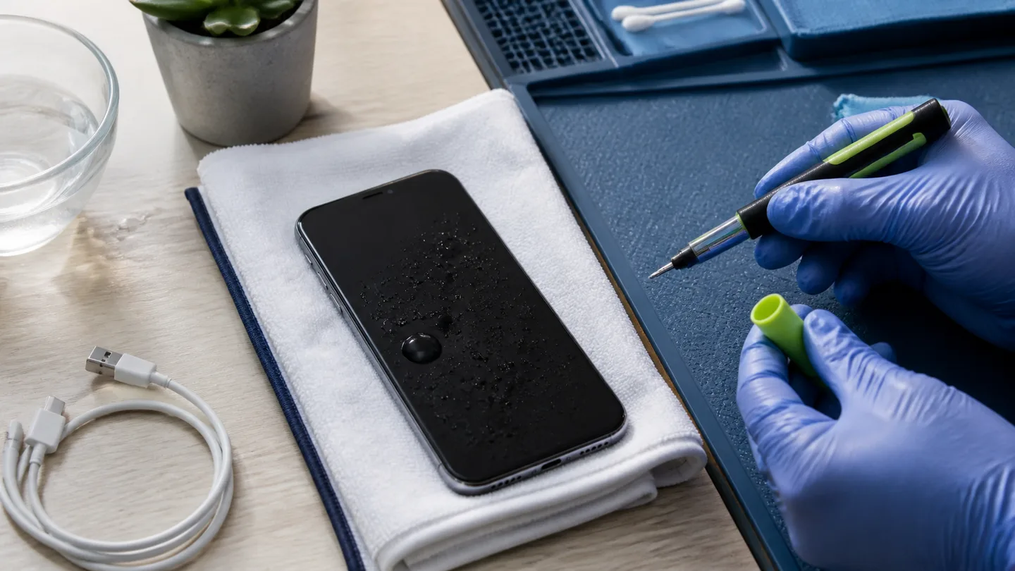 Smartphone caduto in acqua: cosa fare nei primi minuti